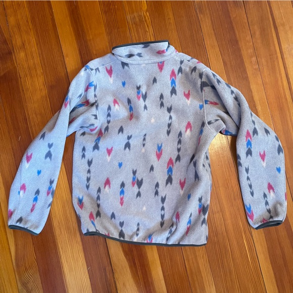 Patagonia Wish Tails Synchilla grey pullover fleece jacket - Picture 3 of 7